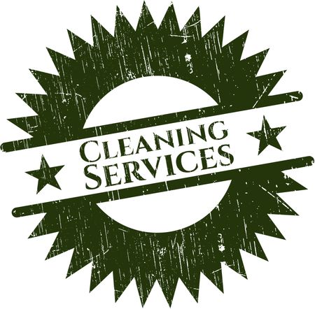 Cleaning Services rubber stamp