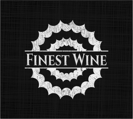 Finest Wine chalk emblem