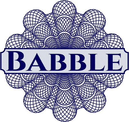 Babble abstract rosette