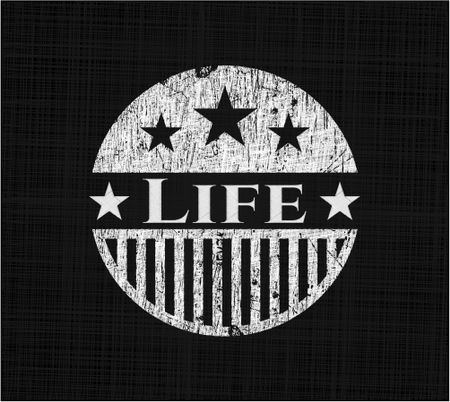 Life chalk emblem