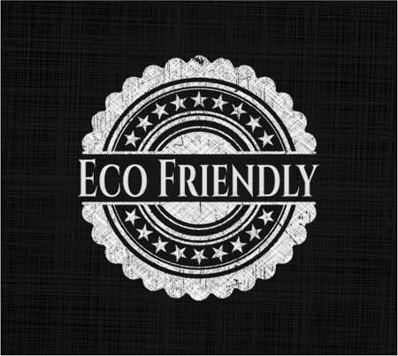 Eco Friendly chalkboard emblem