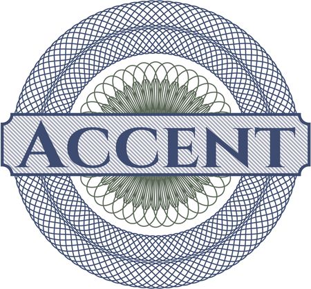 Accent abstract rosette