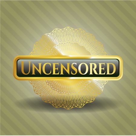 Uncensored golden emblem