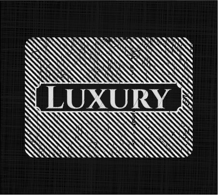 Luxury chalkboard emblem
