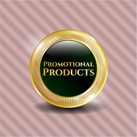 Promotional Products gold emblem