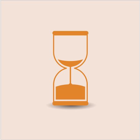 Sand Clock vector symbol