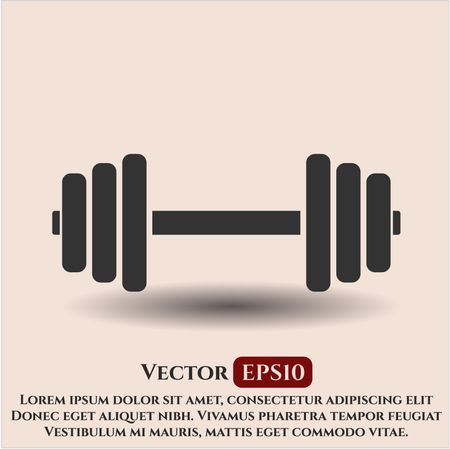 dumbbell-symbol-353482148 Dumbbell symbol