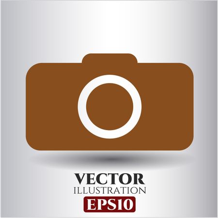 Photo camera icon vector illustration