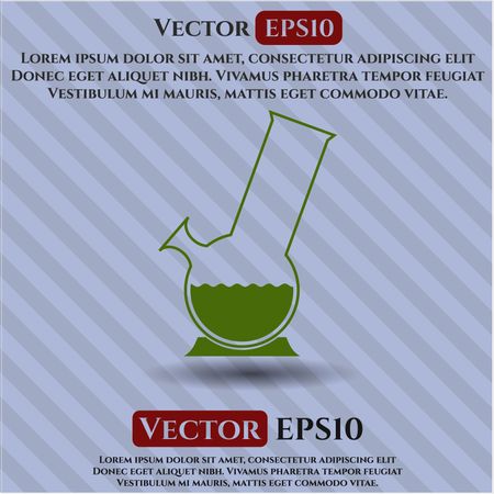 Bong Of Marijuana vector icon