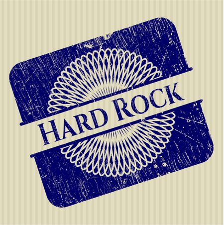 Hard Rock rubber grunge texture stamp