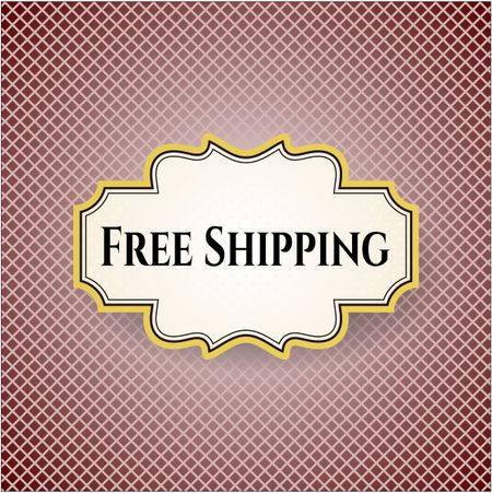 Free Shipping colorful card