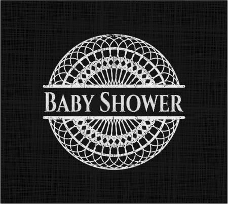 Baby Shower chalk emblem