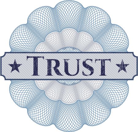 Trust abstract rosette