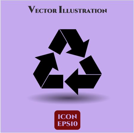 Recycle vector icon