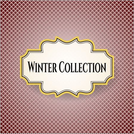 Winter Collection poster or banner