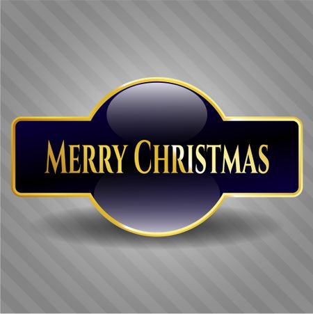Merry Christmas shiny emblem