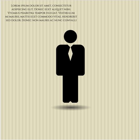 Businessman icon vector illustration