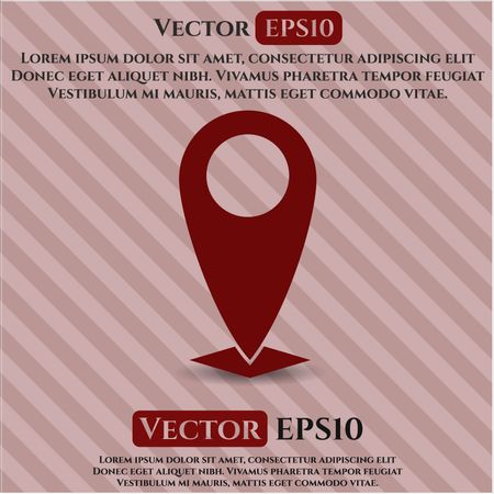 Map Pointer icon vector illustration