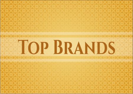 Top Brands card, poster or banner