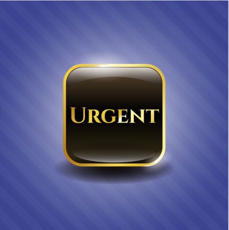 Urgent gold badge