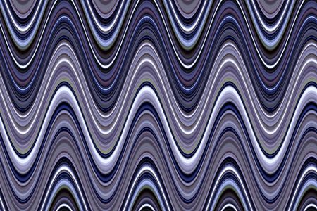 Abstract pattern of many contiguous sine waves with deep troughs, for background and decoration with motifs of fluidity, sinuosity, repetition