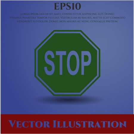 Stop vector symbol