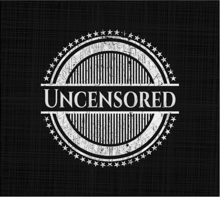 uncensored-written-chalkboard-texture-354885413 Uncensored written with chalkboard texture