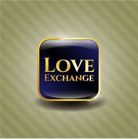Love Exchange gold shiny badge