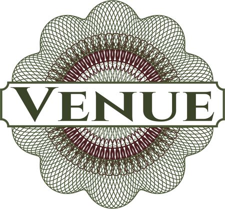 Venue abstract rosette