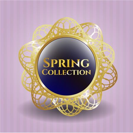 Spring Collection golden badge