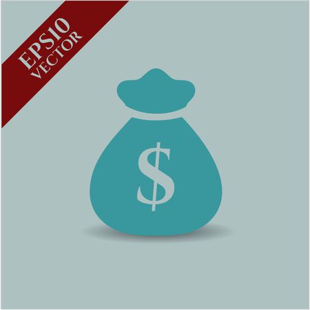 Money Bag vector icon or symbol