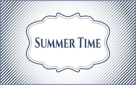 Summer Time card