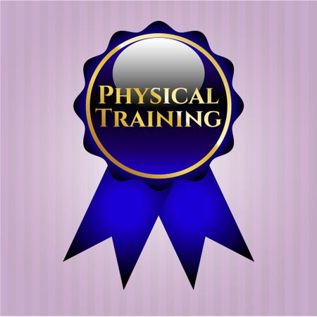 Physical Training golden emblem or ribbon