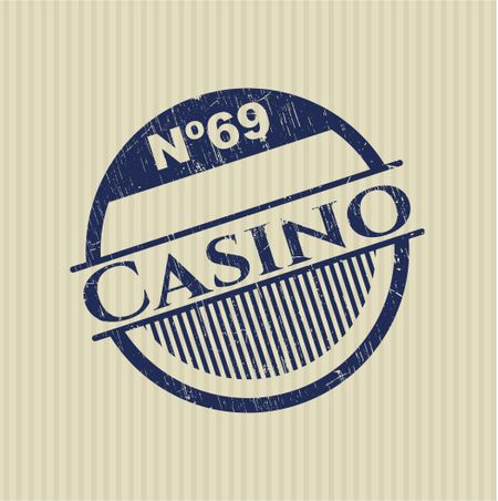 Casino rubber stamp