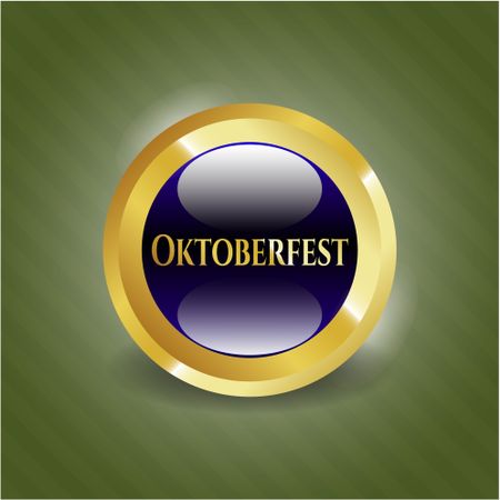 Oktoberfest gold emblem