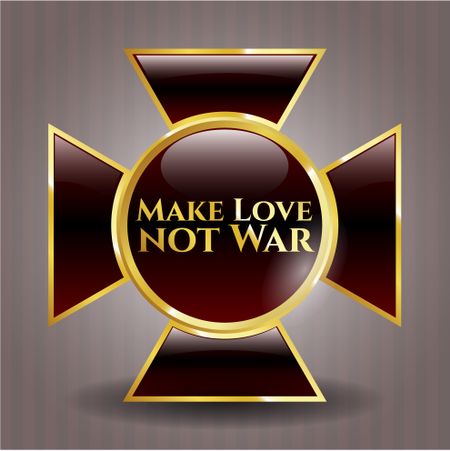 Make Love not War poster or banner