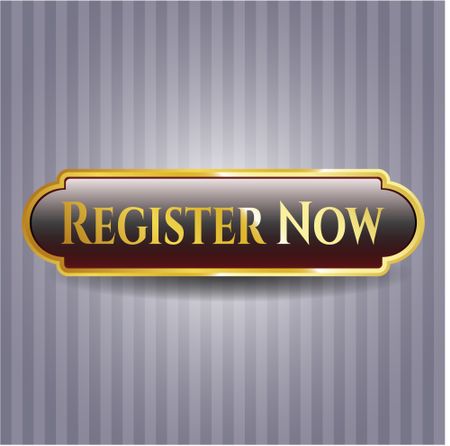 Register Now gold badge