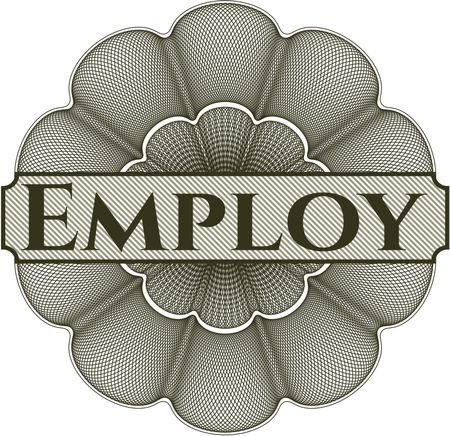 Employ money style rosette