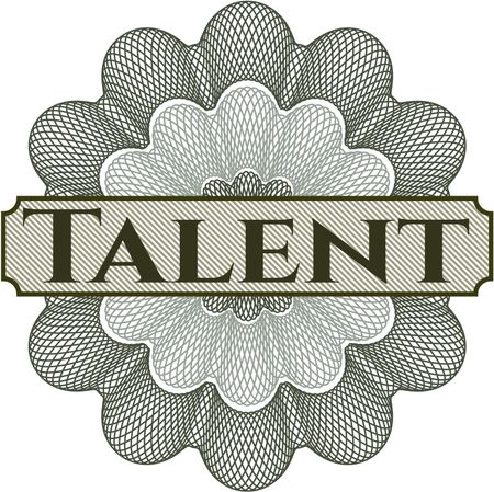 Talent money style rosette