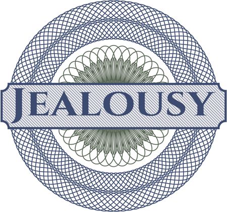 Jealousy abstract rosette