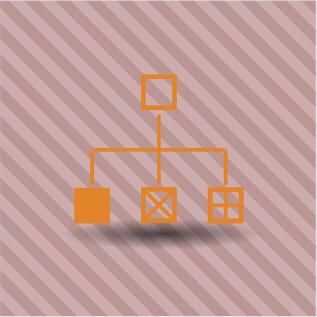 Flowchart vector symbol