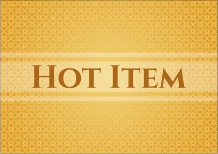 Hot Item banner