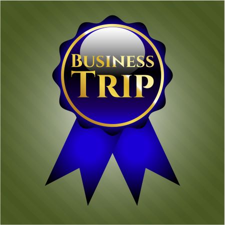 Business Trip blue ribbon
