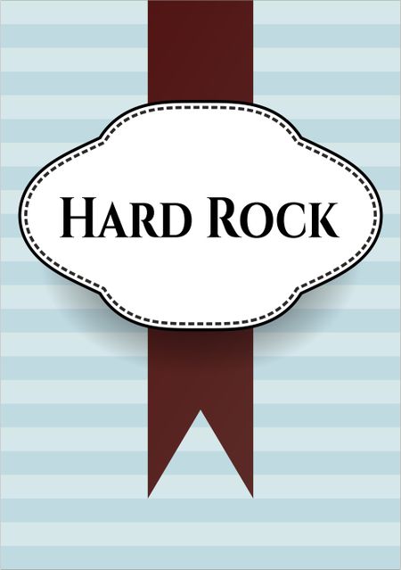Hard Rock card or poster