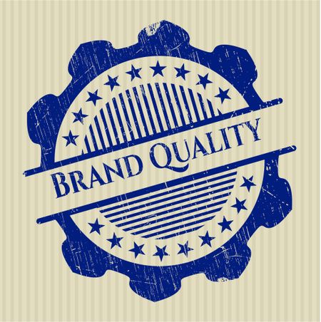 Brand Quality rubber grunge stamp