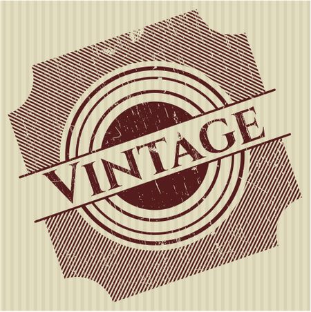 Vintage rubber grunge texture stamp