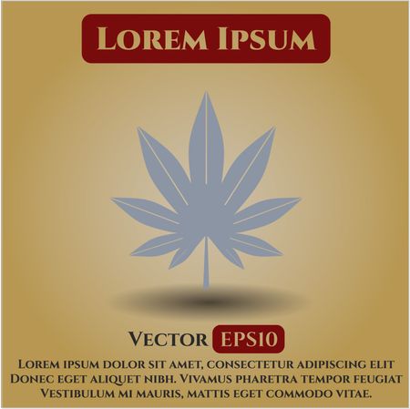 Marijuana leaf (weed) symbol