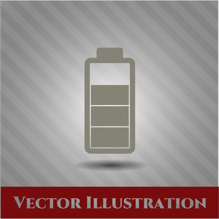 Battery vector icon