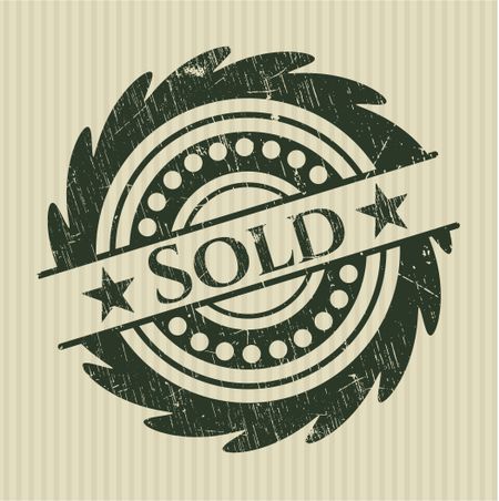 Sold rubber grunge texture stamp