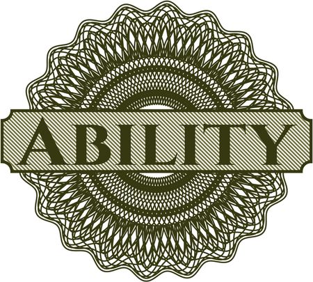Ability abstract rosette